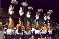 Blue Valley Southwest Homecoming Cheer and 1/2 time 10-14-11
